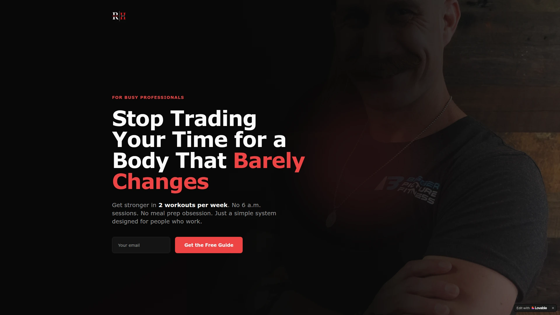 Brief Strong System website screenshot